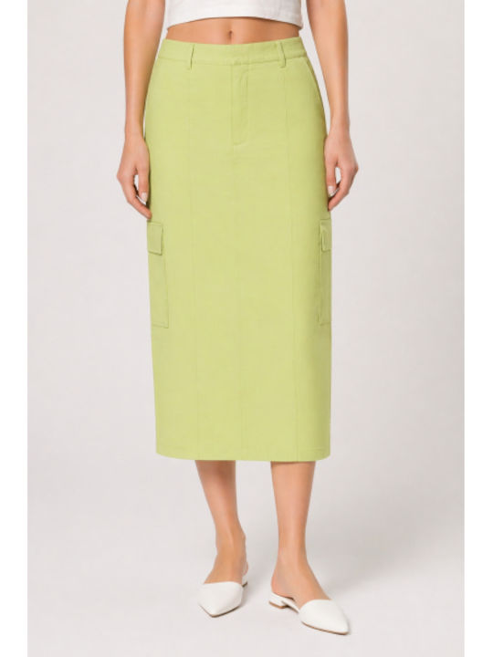 Midi Skirt Green SL-22088JJ-26SK-Green