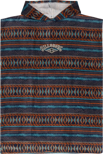 Billabong Poncho-Baie Pentru Bebeluşi Cu Glugă Gri Cărbune