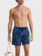 Men's Swimwear Shorts Blue with Prints