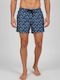 Men's Swimwear Shorts Blue with Prints