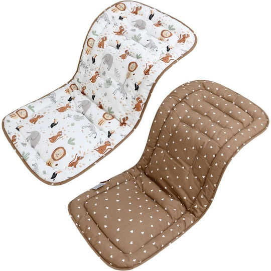 Queen Mother Double Sided Stroller Cover White