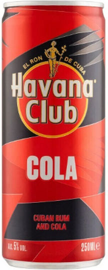 Havana Club Rum & Cola 5% Alc 250ml