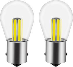 Raistar Μονοπολικές Λάμπες S25 LED Λευκό 2τμχ