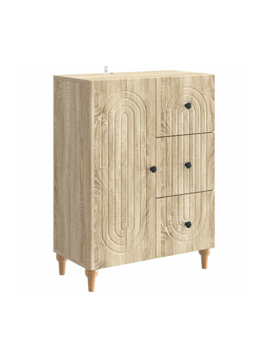 Wooden Sideboard with Drawers Sonoma 66x34.5x90cm