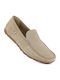 Deri Herren Mokassins in Beige Farbe