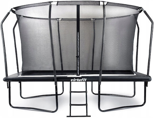 Virtufit Trampolin Für Draußen Mit 244cm Durchmesser Und Netz