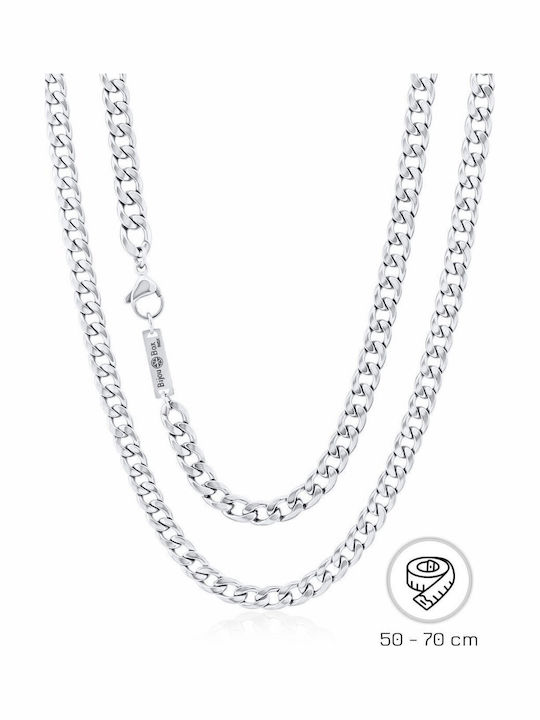 Bijou Box Men's Cuban Neck Chain Made of Steel