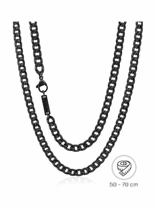 Bijou Box Men's Cuban Neck Chain Made of Steel
