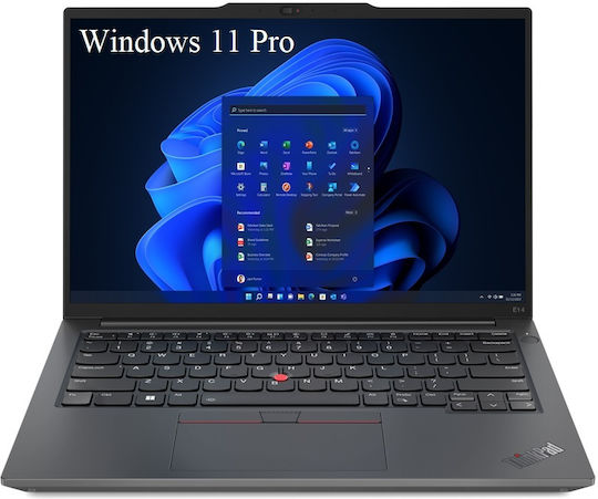 Lenovo ThinkPad E14 Gen 5 14" IPS FHD+ (Ryzen 3-7330U/12GB/256GB SSD/Windows 11 Pro) (Английска клавиатура US)