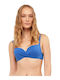 Top Bikini Cu Burete Albastru