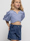 Παιδικό Crop Top Μπλε