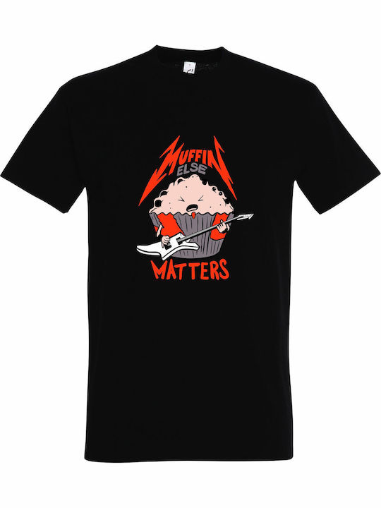 T-shirt Унисекс Metallica Muffin Else Matters Забавен Фенарт Черен