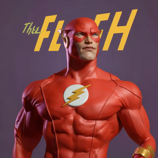 Фигура Flash Barry Allen 3d 3d Принтирана 7 6 См 1:24