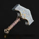 Cosplay Figur Gott des Krieges Thor Hammer Tragbare 3D Gedruckte 15 2 Cm 1:12