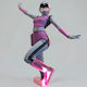 Figure Choushinsei Flashman 3D Printing Model Pink Flash 3D Printed 7 6 Cm 1:24