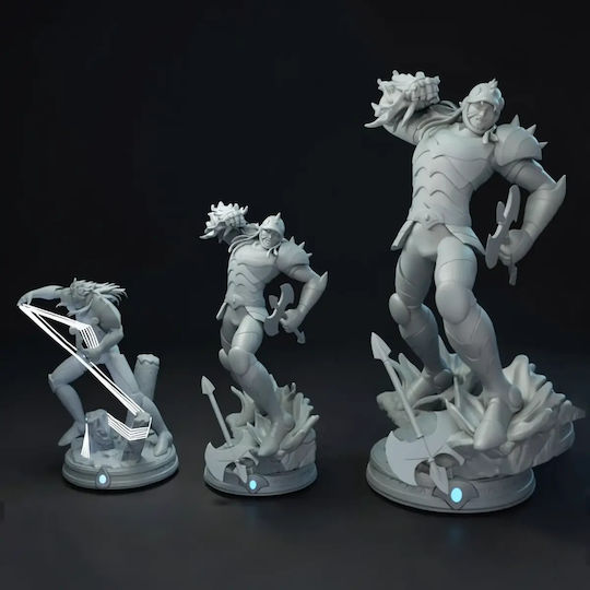 Figurină Phecda Gamma Thor Din Saint Seiya 3D Tipărită 7 6 Cm 1:24