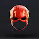 Фигура Cosplay Flash Каска V2 Носима 3D Печатана 7 6 См 1:24