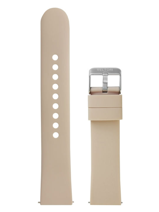 Veltori Curea Silicon Bej (Smartwatch)