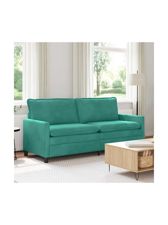 vidaXL Doppelsitzer Samt Türkis 196x81x87.5cm