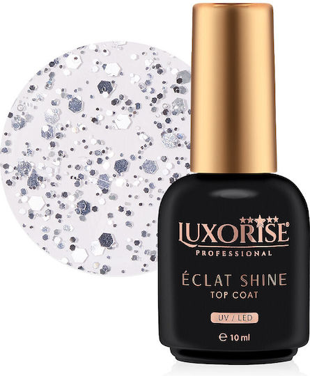 Top Coat Luxorise Éclat Shine Silver Shine 10ml