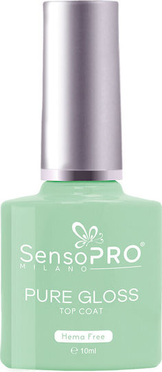Top Coat Hema Free Pure Gloss Sensopro Milano 10ml