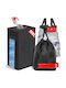 Plastic Recycling Bin 100L Black