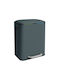 Relaxdays Metal Recycling Bin with Pedal Gray 40lt
