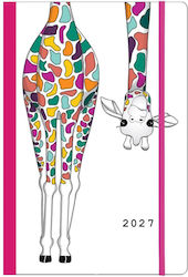 Next Giraffe Agendă Zilnică B6 2027 Spirală 12x...