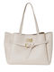 Women's Shoulder Shopper Bag Beige
