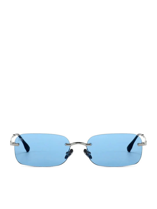 Red Raven Ragnar Unisex Sunglasses with Blue Fr...