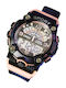 Digital Womens Watch 40mm Battery with Orange Metal Bracelet