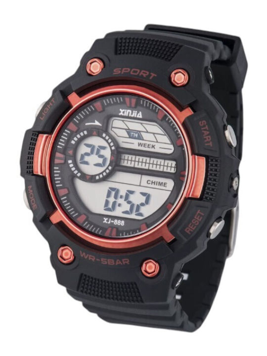 Digital Womens Watch 40mm Battery with Black Me...