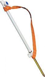 New Camp Spike Pole Κρουστικό Κοντάρι Μεταλλικό Λευκό