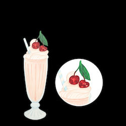 Origamo Lesezeichen Milkshake