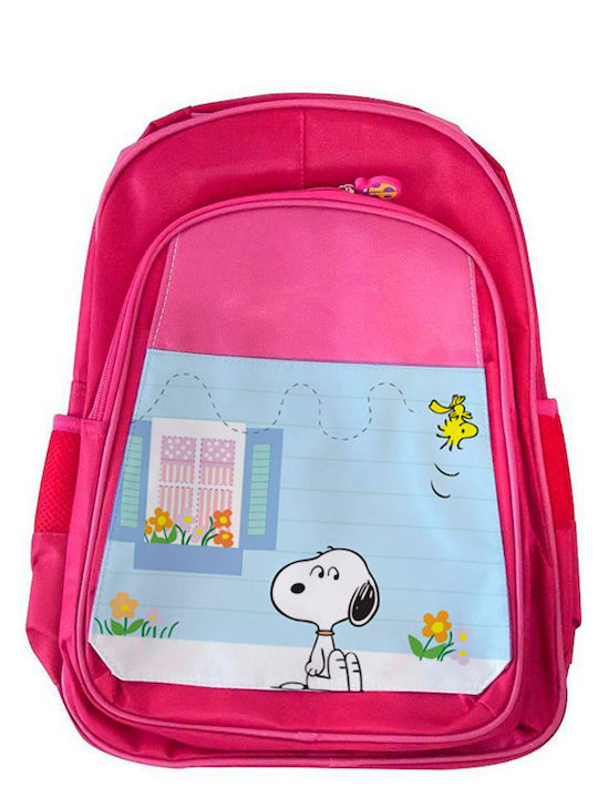 Kinder Schulranzen Snoopy Rosa 41x30x15cm