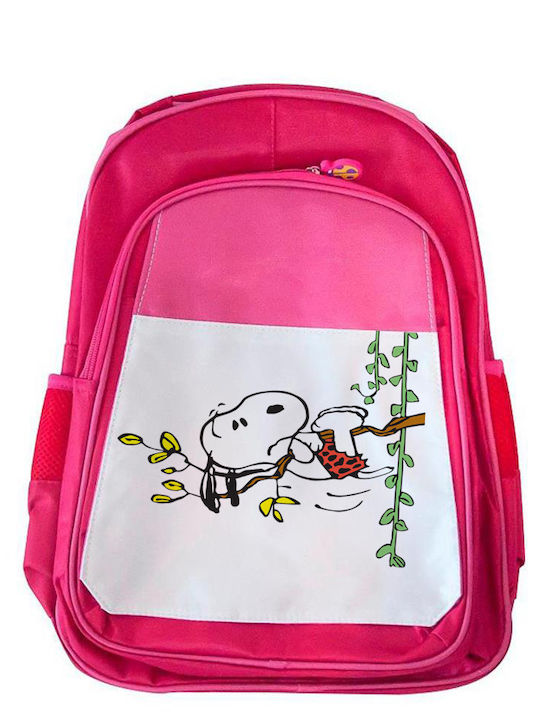 Kinder Schulranzen Snoopy Rosa 41x30x15cm