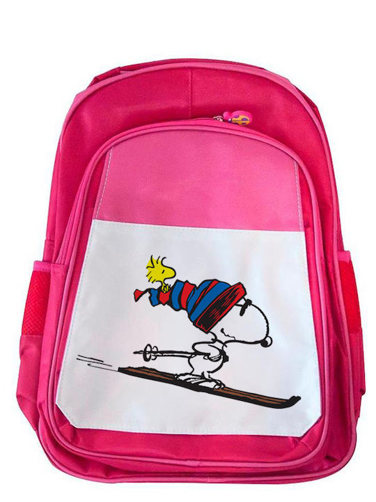 Kinder Schulranzen Snoopy Rosa 41x30x15cm