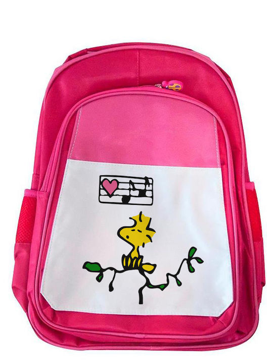 Kinder Schulranzen Snoopy Rosa 41x30x15cm