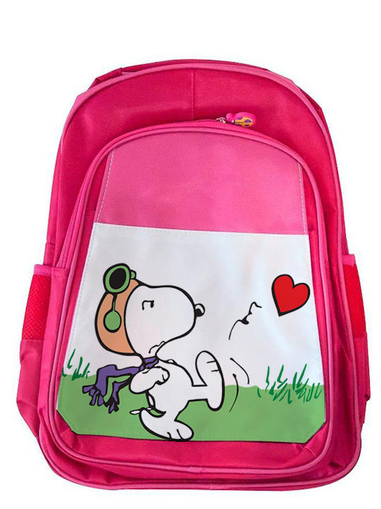 Kinder Schulranzen Snoopy Rosa 41x30x15cm