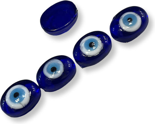 Matohantresse 15x10mm Ohne Loch Blau Nazar 6 Stück