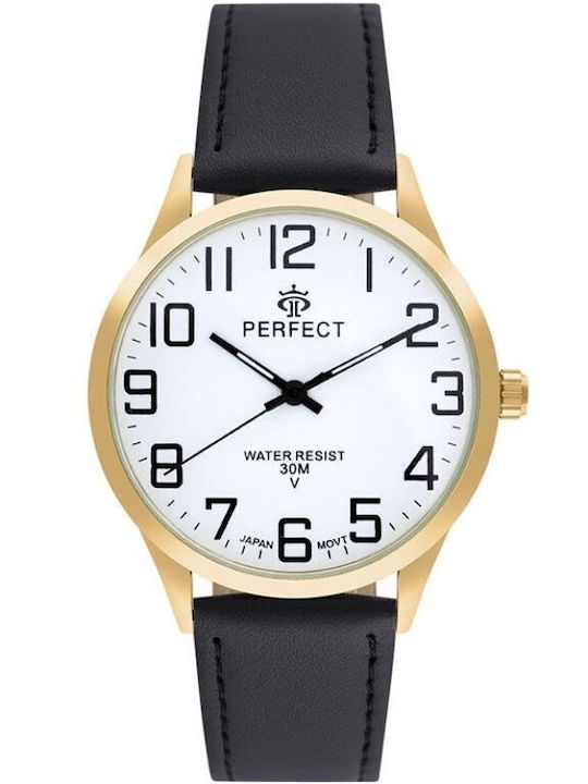 Perfect Men's Watch 40mm Battery with Black Metal Bracelet