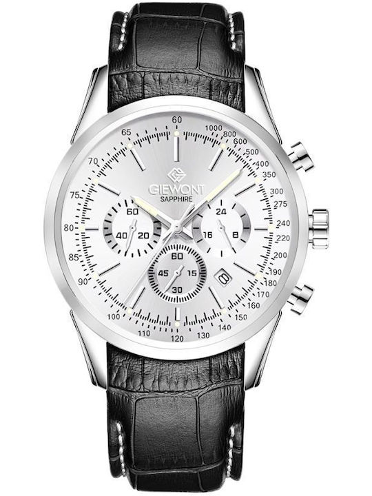 Giewont Battery Watch with Leather Strap