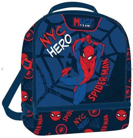 Must Team Hero School Insulated Lunch Bag 7L Spiderman 22x16x28cm