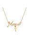 VTJ Mum Necklace From Gold Plated Silver