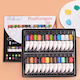 Colouring Set 22.5x19.7cm