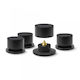Dynavox Vibration Absorber Ba-4 Highend Absorber Black 208103 Set 4 Pieces