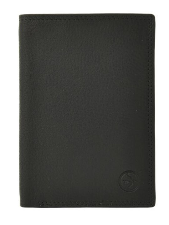 Leather Men's Wallet with RFID Black