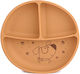 Tedsy Children's Silicone Food Plate Yellow