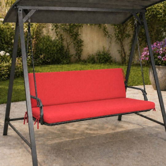 Pucioasa Perna Swing Cushion Pentru Scaune De Grădină Cu Spătar Roșu 50x150cm