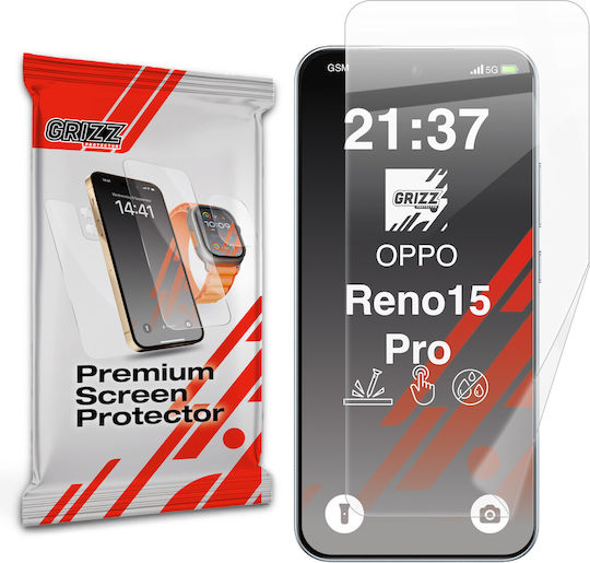 Grizzglass Ceramicfilm Screen Protector Compatible Oppo Reno 15 Pro Transparent